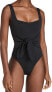 Фото #1 товара L*Space Women's Balboa Classic One Piece Swimsuit Black Size XL