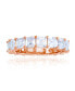 Фото #1 товара Кольцо Macy's Princess Cut CZ Eternity Band.