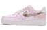 【定制球鞋】 Nike Air Force 1 Low 07 空军一号 CS 油画三号 手绘喷绘 涂鸦贴布 复古做旧 低帮 板鞋 男款 粉白 / Кроссовки Nike Air Force CW2288-111 44.5 - фото #1