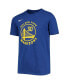 Фото #3 товара Youth Stephen Curry Royal Golden State Warriors Logo Name Number Performance T-Shirt