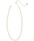 Фото #2 товара 14k Gold-Plated Color Bead 19" Adjustable Strand Necklace