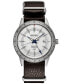 ფოტო #1 პროდუქტის Men's Automatic Presage GMT Brown Leather Strap Watch 41mm