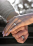 Ladies wedding ring made of steel SPD06