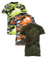 Neon Green Camo-Orange Camo-Woodland Camo