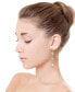 ფოტო #2 პროდუქტის EFFY® Cultured Freshwater Pearl (5-8mm) Linear Drop Earrings in 14k Gold