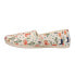 Фото #3 товара TOMS Alpargata Graphic Slip On Womens Beige, Green, Orange Flats Casual 1001912