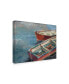 Фото #2 товара Ethan Harper Boats By the Lake I Canvas Art - 20" x 25"