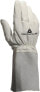 Фото #1 товара Delta Plus Rękawice spawalnicze ze skóry licowej koziej mankiet 15cm rozmiar 9 (TIG15K09)