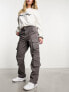 Фото #7 товара New Look double pocket slim leg cargo in grey