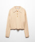 Фото #4 товара Women's Buttoned Collar Knit Sweater