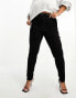 ASOS DESIGN Curve skinny jeans in black