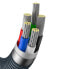 Фото #8 товара Kabel przewód do szybkiego ładowania i transferu danych USB-C Iphone Lightning 20W 2m czarny