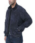 Фото #2 товара Men WWII Suede Leather Bomber Jacket - Tall