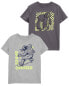 Фото #1 товара Kid 2-Pack Space & Robot Graphic Tees L