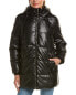 Фото #3 товара Куртка с квадратным узором Stella + Lorenzo для женщин черного цвета