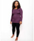 Maternity Long Sleeve Nursing Top Фиолетовый, 6 - фото #3