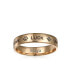 ფოტო #4 პროდუქტის Ayllu Amulet Talisman Intertwine Symbol Heart Infinity Clover Love Luck Unity Band Ring For Women Rose Gold Plated .925 Sterling Silver 4MM