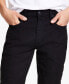 Фото #5 товара Men's Black Wash Skinny Jeans, Created for Macy's