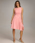 ფოტო #1 პროდუქტის Women's Jewel-Neck A-Line Midi Dress