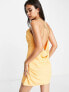 Фото #3 товара Pretty Lavish Keisha backless mini dress in orange