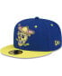 Фото #1 товара Men's Blue Lynchburg Hillcats Copa De La Diversion 59FIFTY Fitted Hat