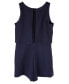 Big Girls tank romper with front ruffles