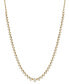 ფოტო #1 პროდუქტის Diamond Link Collar Necklace (1 ct. t.w.), 16" + 4" extender