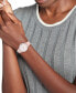 Women's Quartz Blush Leather Watch 34mm