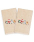 Фото #2 товара Christmas Skating Party 100% Turkish Cotton 2-Pc. Hand Towel Set