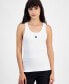 ფოტო #1 პროდუქტის Women's Datamia Slim-Fit Scoop-Neck Tank Top