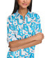 Фото #4 товара Women's Whimsical-Print Roll-Sleeve Top