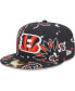 Men's Black Cincinnati Bengals Paisley 59Fifty Fitted Hat