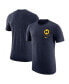 Фото #1 товара Men's Navy Distressed Michigan Wolverines Retro Tri-Blend T-shirt