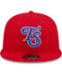 Фото #3 товара Men's Red Tennessee Smokies Authentic Collection 59FIFTY Fitted Hat