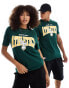 New Era unisex Oakland Athletics t-shirt in dark green