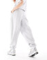 ASOS DESIGN jogger co-ord with sports graphic logo in ice marl