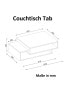 Фото #5 товара Couchtisch Tab Weiß Rot