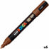Фото #1 товара Ручка акриловая POSCA PC-5M коричневая 6 штук