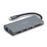 Lindy USB 3.1 Type C Laptop Mini Dock - USB 3.2 Gen 1 (3.1 Gen 1) Type-C - 100 W - 10,100,1000 Mbit/s - Grey - MicroSD (TransFlash) - SD - HDMI - RJ-45 - USB 3.2 Gen 1 (3.1 Gen 1) Type-A - USB 3.2 Gen 1 (3.1 Gen 1) Type-C - VGA