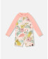 ფოტო #1 პროდუქტის Baby Girl One Piece Long Sleeve Rash guard Printed Flamingo - Infant