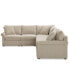 Фото #3 товара Wrenley 137" 5-Pc. Fabric L-Shape Modular Sectional Sofa, Created for Macy's