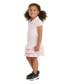 Little & Toddler Girls Short Sleeve Ruffle Polo Dress