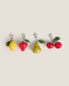 Фото #1 товара Pack of fruit shaped tablecloth weights (pack of 4)