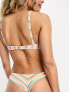 Фото #4 товара Billabong Island Glow Emma underwire bikini top in multi stripe