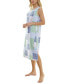 ფოტო #8 პროდუქტის Women's Printed Sleeveless Nightgown