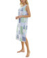 Women's Printed Sleeveless Nightgown