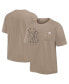 Фото #1 товара Nike Men's Khaki New York Yankees Statement Max90 Pocket T-Shirt