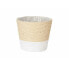 Planter White Rope Plastic 16 x 14,5 x 16 cm (24 Units)