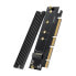 Фото #1 товара Karta rozszerzeń adapter PCIe 4.0 x16 do M.2 NVMe M-Key czarna