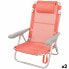 Фото #1 товара Складной стул с подголовником Aktive Flamingo Коралл 48 x 84 x 46 cm (2 штук)
